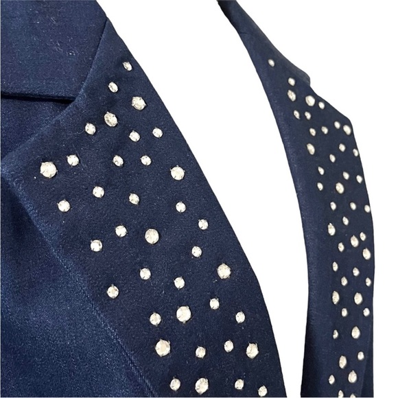 Denim and Rhinestone Tailored by Harlan Blazer - Picture 8 of 12
